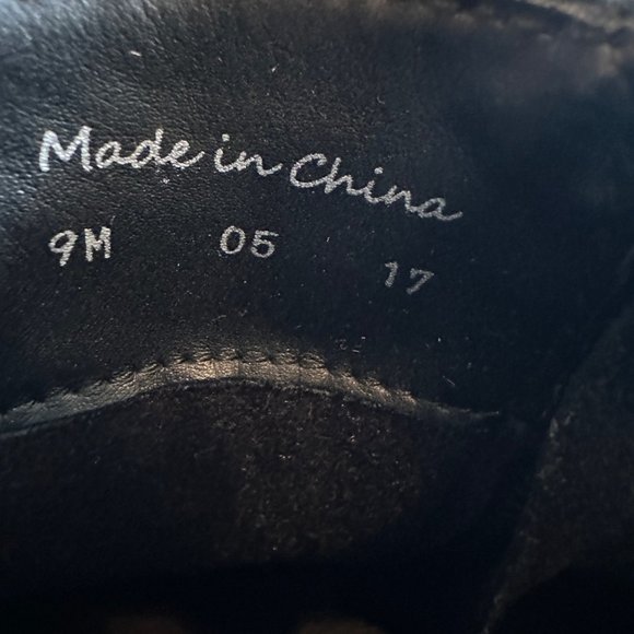 Jack Rogers | Dylan Suede Leather Boot Bootie Black Women 9 Side Zip Tassel Pull - Picture 10 of 13